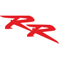 QUATTROERRE NÁLEPKA RR 15CM - ČERVENÁ